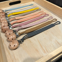 Load image into Gallery viewer, Solid Silicone Pacifier Clips