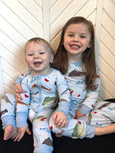Load image into Gallery viewer, Gone Fishin’ Zippy Rompers