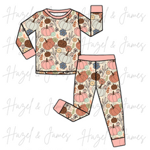 Load image into Gallery viewer, Pink Pumpkin - Bamboo 2 Piece Pajama Set