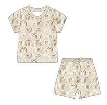 Load image into Gallery viewer, Neutral Rainbows Adult Pajama Set