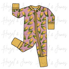 Load image into Gallery viewer, The Good Life - Mauve - Bamboo Dual Zip Pajamas