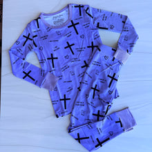 Load image into Gallery viewer, Child of God - Purple Bamboo Pajama Set