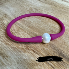 Load image into Gallery viewer, Silicone + Pearl Bracelet - Jewel Duo
