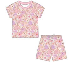 Load image into Gallery viewer, Pink Floral Adult Pajama Set