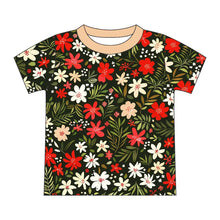 Load image into Gallery viewer, Winter Floral - Bamboo Christmas Adult Pajamas