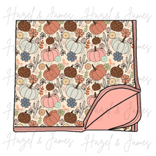 Load image into Gallery viewer, Pink Pumpkin- Bamboo Blanket