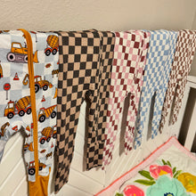 Load image into Gallery viewer, Checkered Zippy Pajamas