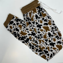 Load image into Gallery viewer, Cow Print Adult Jogger Bamboo Pajamas