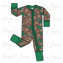 Load image into Gallery viewer, Harvest - Bamboo Dual Zip Pajamas