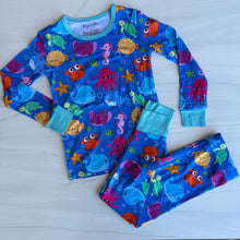 Load image into Gallery viewer, Sea Life Bamboo Pajama Set