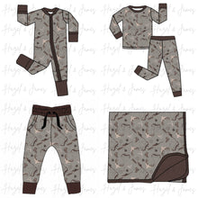 Load image into Gallery viewer, Rather Be Hunting - Bamboo Dual Zip Pajamas