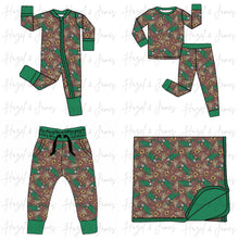 Load image into Gallery viewer, Harvest - Bamboo Dual Zip Pajamas