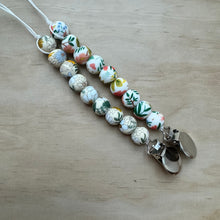 Load image into Gallery viewer, Floral Pacifier Clip