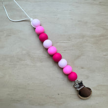 Load image into Gallery viewer, Pretty in Pink Pacifier Clip