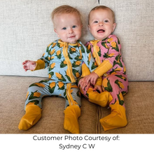 Load image into Gallery viewer, The Good Life - Blue - Bamboo Dual Zip Pajamas