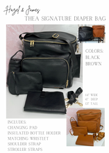 Load image into Gallery viewer, The Thea Signature Diaper Bag