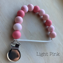 Load image into Gallery viewer, Pink Variation Pacifier Clip