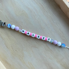 Load image into Gallery viewer, Custom Name Pacifier Clip