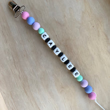 Load image into Gallery viewer, Custom Name Pacifier Clip