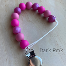 Load image into Gallery viewer, Pink Variation Pacifier Clip