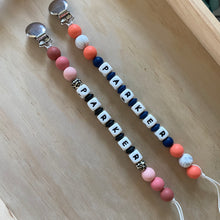 Load image into Gallery viewer, Custom Name Pacifier Clip