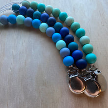 Load image into Gallery viewer, Blue Variation Pacifier Clip