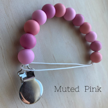Load image into Gallery viewer, Pink Variation Pacifier Clip