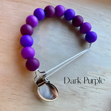 Load image into Gallery viewer, Purple Variation Pacifier Clip