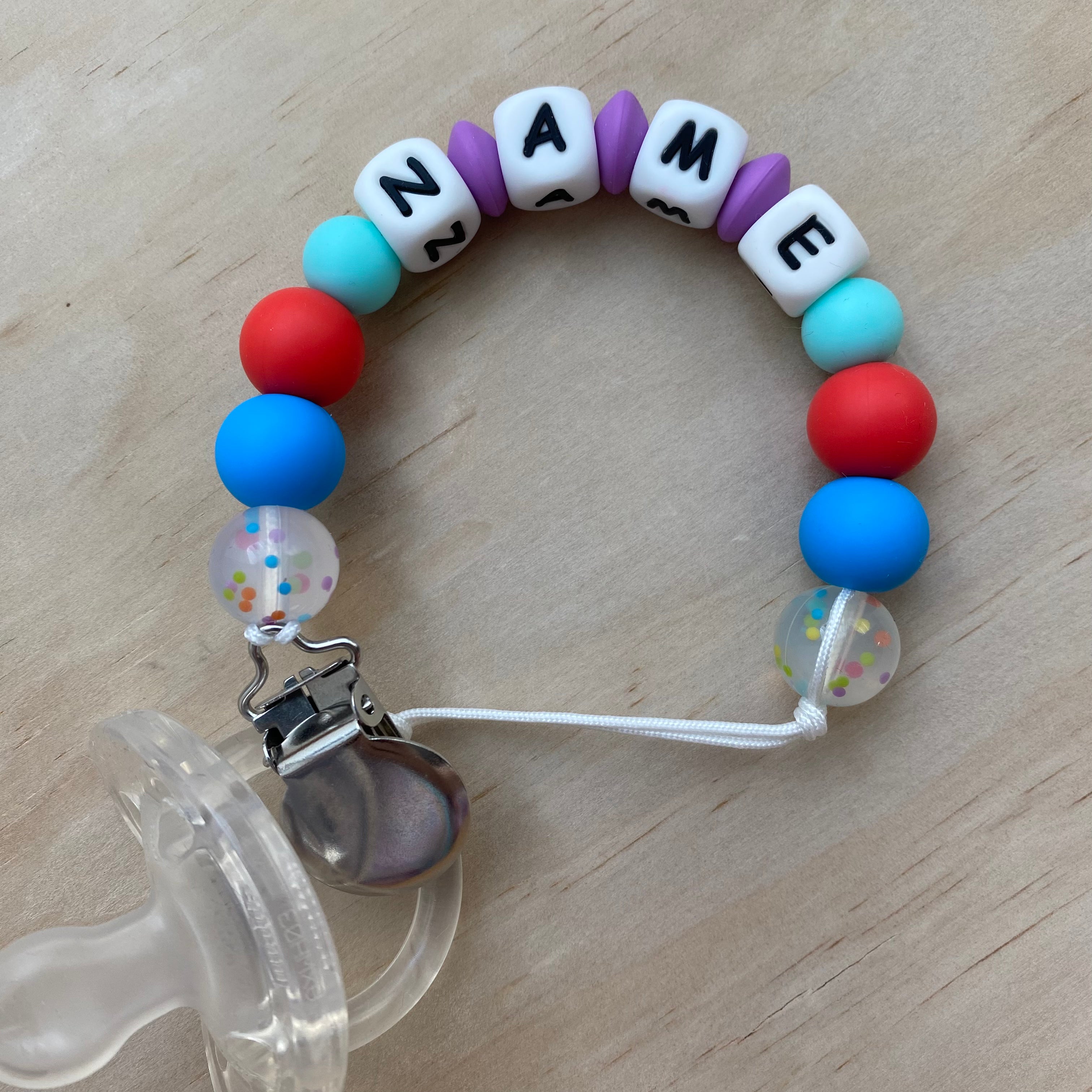 Pacifier Chain Mam Pacifier Clips Custom Baby Silicone