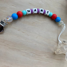 Load image into Gallery viewer, Custom Name Pacifier Clip