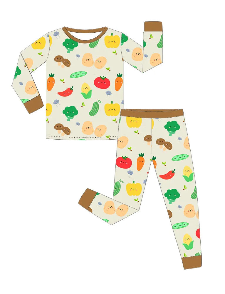 Veggie Garden 2 Piece Pajama Set