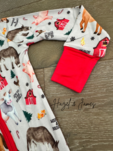 Load image into Gallery viewer, PREORDER - Christmas on the Farm - Zippy Romper
