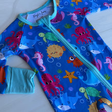 Load image into Gallery viewer, Sea Life Bamboo Pajama Set
