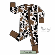 Load image into Gallery viewer, Cow Print Bamboo Pajamas
