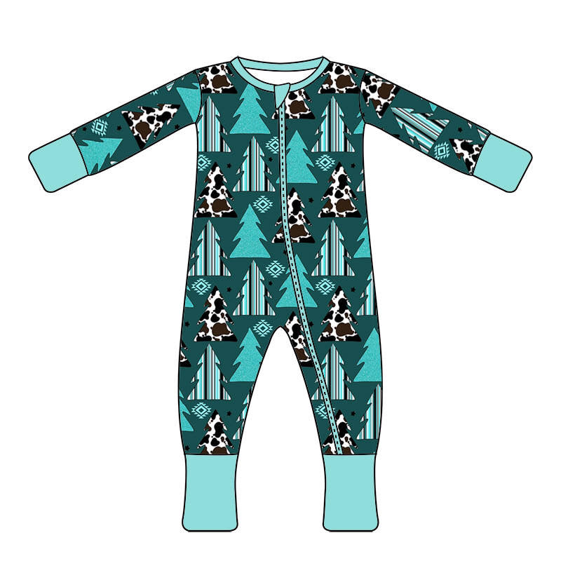 *PREORDER* Turquoise Trees - Bamboo Christmas Sleeper