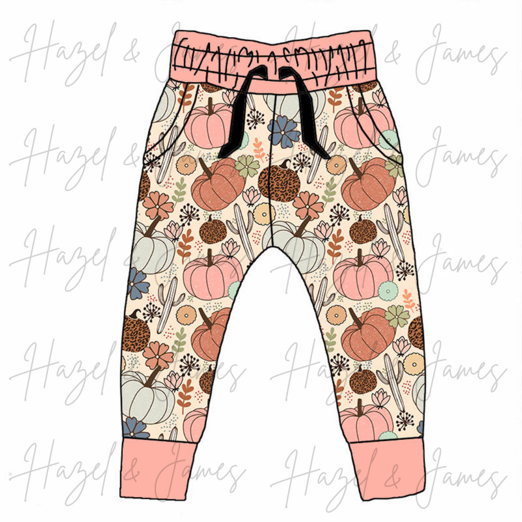 Pink Pumpkin - Bamboo Adult Jogger