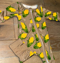 Load image into Gallery viewer, BROWN - The Good Life - Bamboo Dual Zip Pajamas
