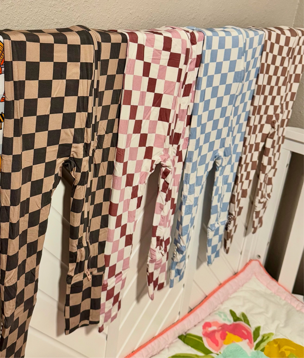 Checkered Zippy Pajamas