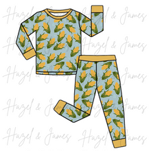 Load image into Gallery viewer, The Good Life - Blue - Bamboo 2 Piece Pajama Set
