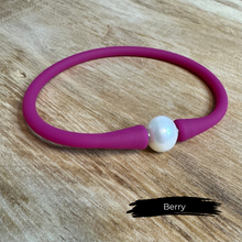 Load image into Gallery viewer, Silicone + Pearl Bracelet - Jewel Duo
