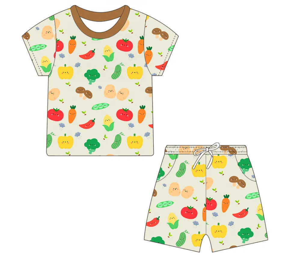 Veggie Garden Adult Pajama Set