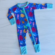 Load image into Gallery viewer, Sea Life Bamboo Zippy
