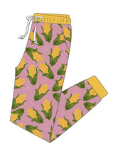 Load image into Gallery viewer, *PREORDER* The Good Life - Bamboo Mauve Corn Adult Pajamas
