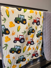 Load image into Gallery viewer, Floral Bamboo Quilted Blanket
