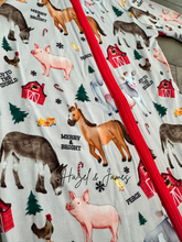 Load image into Gallery viewer, PREORDER - Christmas on the Farm - Zippy Romper
