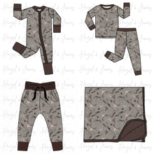 Load image into Gallery viewer, Rather Be Hunting - Bamboo Dual Zip Pajamas
