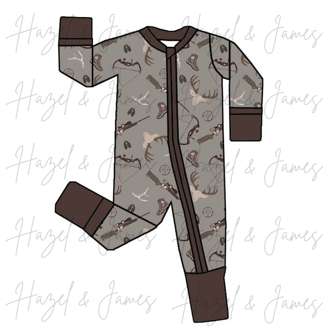 Rather Be Hunting - Bamboo Dual Zip Pajamas