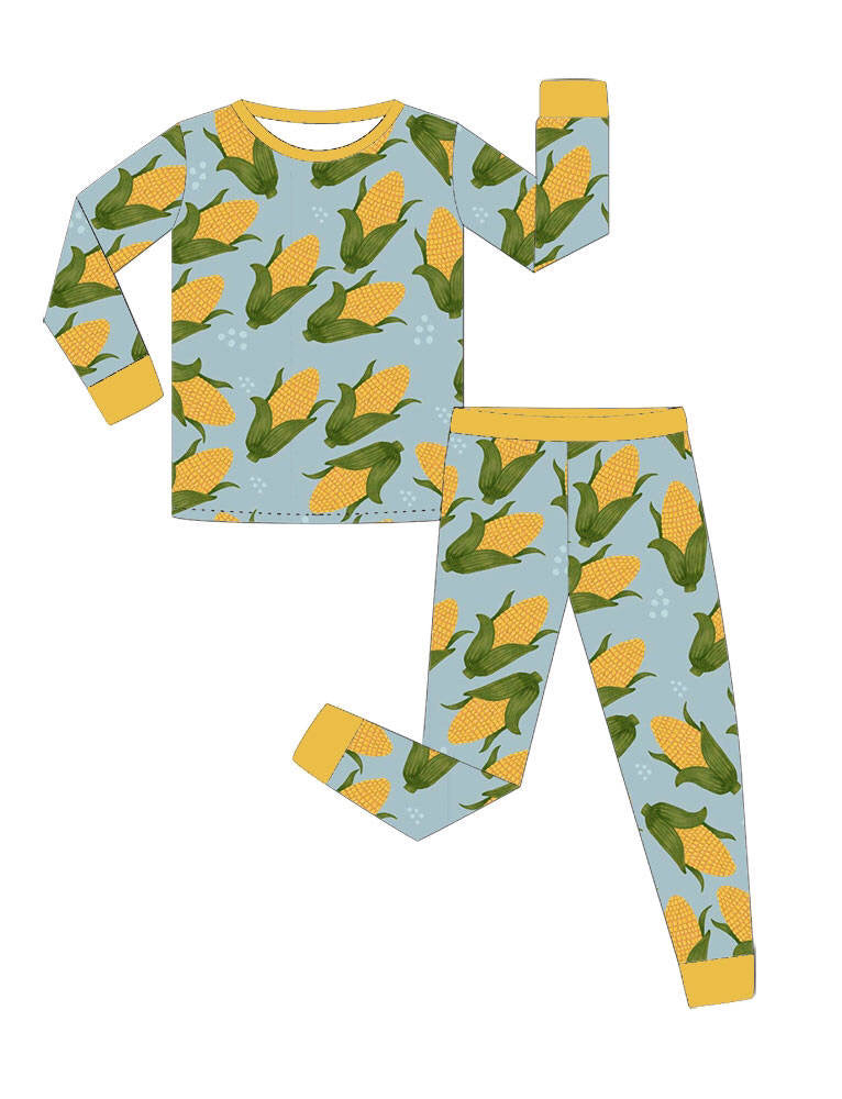 *PREORDER* The Good Life - Bamboo Blue Corn 2 Piece Set