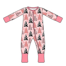 Load image into Gallery viewer, *PREORDER* Pink Trees - Bamboo Christmas Sleeper
