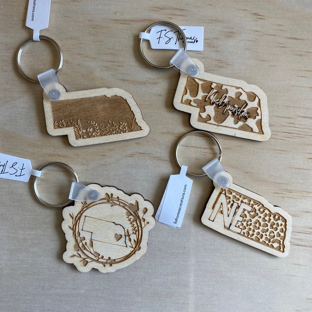 Nebraska Keychains